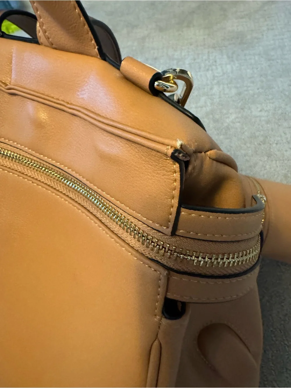 Mia + Sophia The Sophia Diaper Bag in brown